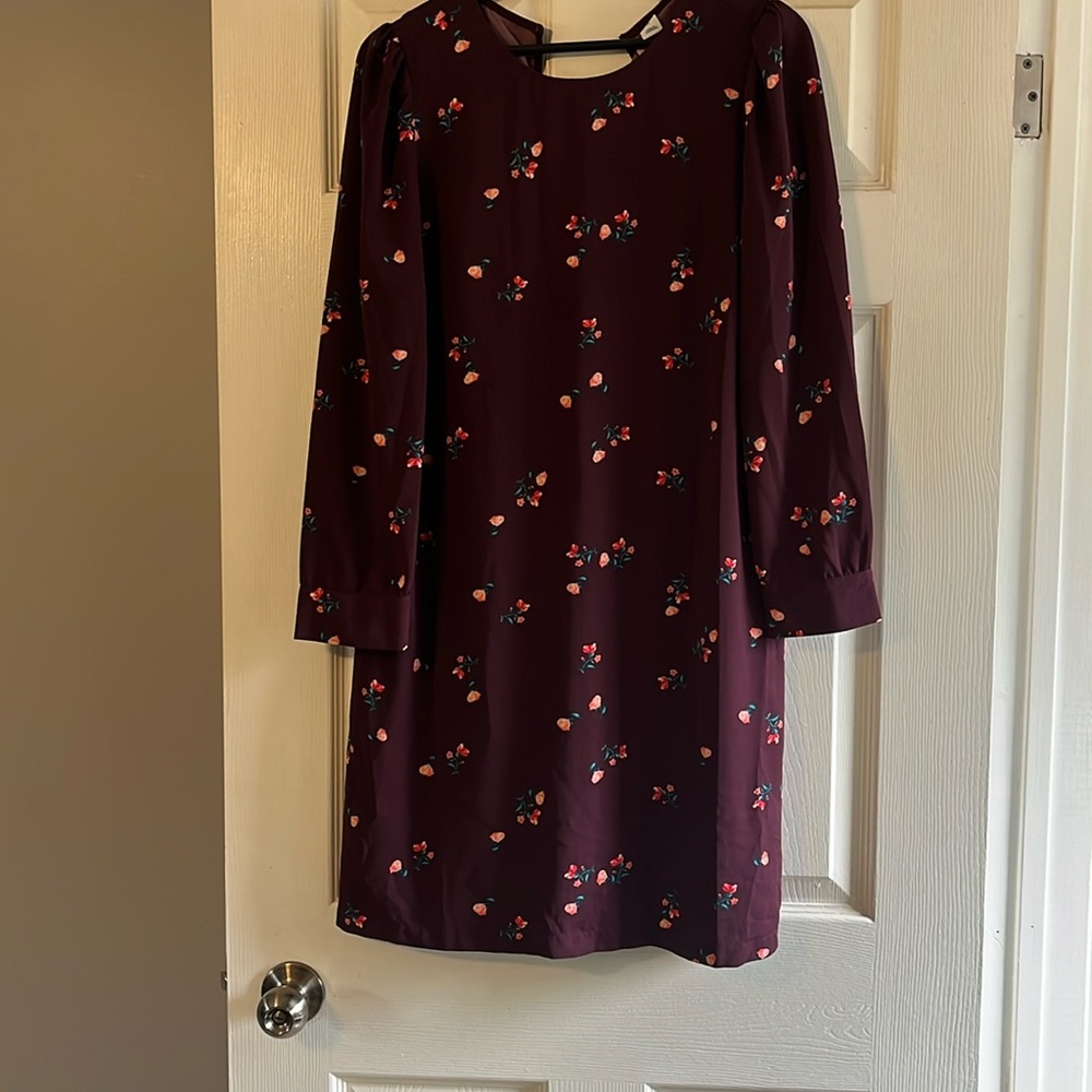 Burgandy dress